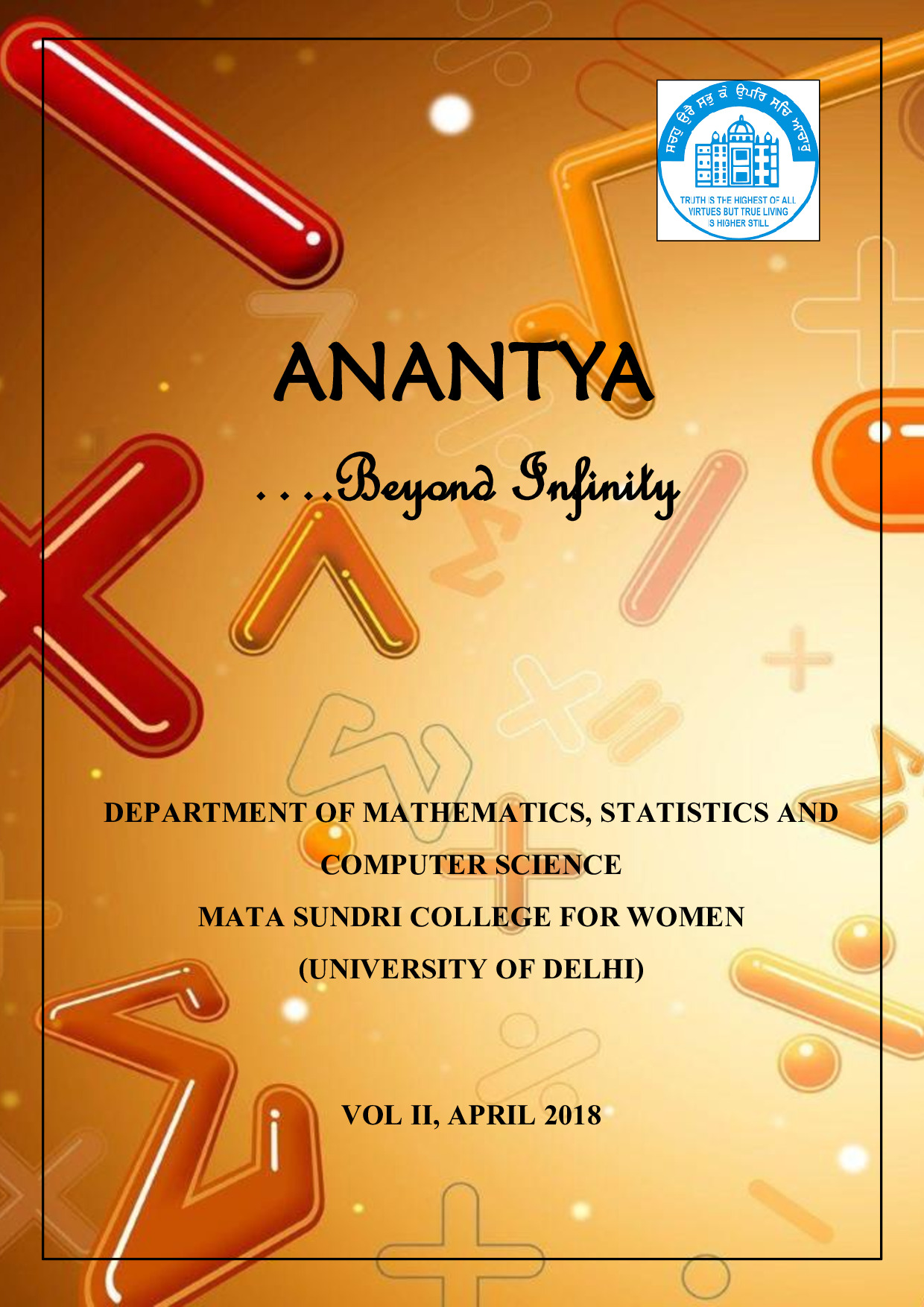 ANANTYA...Beyond Infinity Issue-2